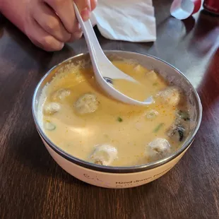 Tom Kha Soup with chicken