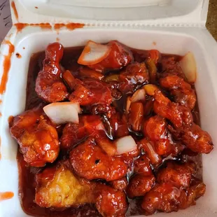 Sweet and sour chicken