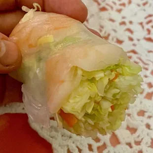 Shrimp spring rolls