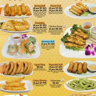 Dinner Menu as of 1/8/23