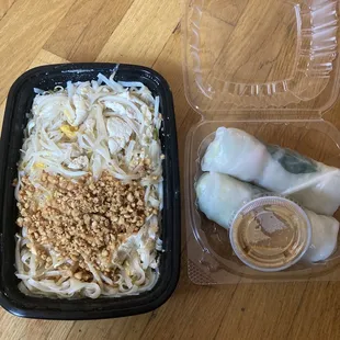 Pad Thai Fresh Spring Roll (Nime Chow)