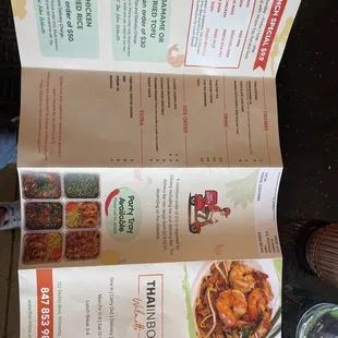 Menu back