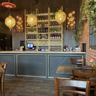 Inside bar area