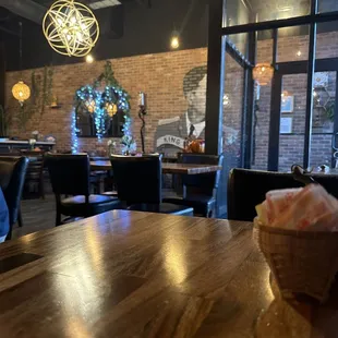 Exposed brick and decor