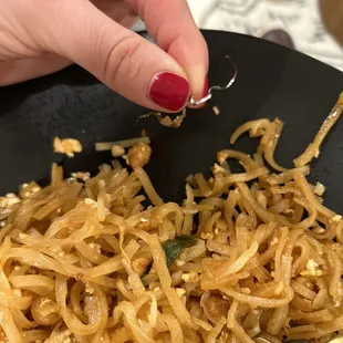 Chicken Pad Thai with metal!