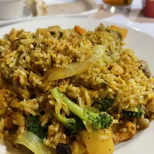 Pineapple Fried Rice with beef