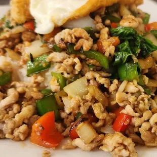 a plate of food