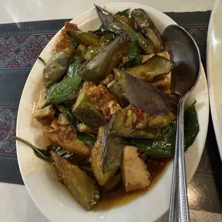 Eggplant Stir-Fry & Mixer