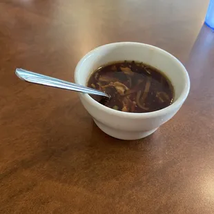 Complimentary soup as a starter