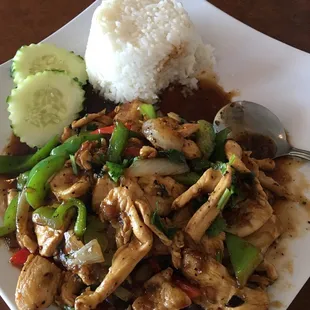 Garlic chicken salted