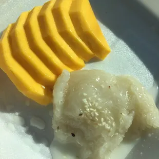 Couldn't wait to try it! sweet stick rice, a must try! The best I've ever had