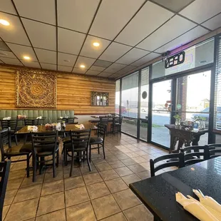 View of entrance dining area