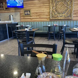 Inside view of dining area