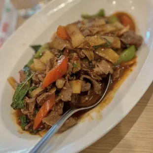 Pad Gra Prow (Beef)