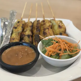 Satay appetizers