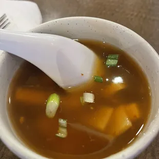 Hot and Sour Soup with Tofu