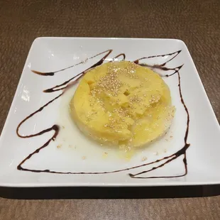 Egg custard dessert