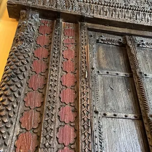 Cool imported wood carved panel