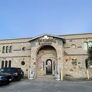 Outside