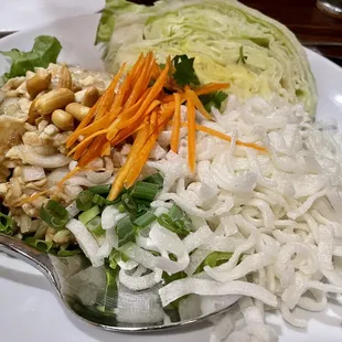 Chicken Lettuce Wrap