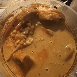 Massaman Curry, order if you want a diabetic coma. Sugar is the only flavor profile.