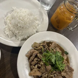 #10 Pepper Pork Thai Tea