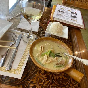 Green Chicken curry