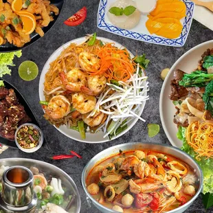 Thai kitchen Bowl. Original Thai Food made by Thai person.