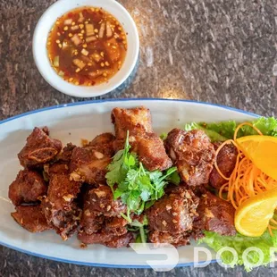 Garlic pork spareribs