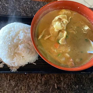 YELLOW CURRY OVER RICE