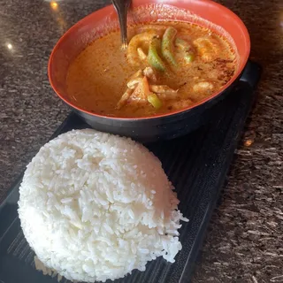 PANANG OVER RICE