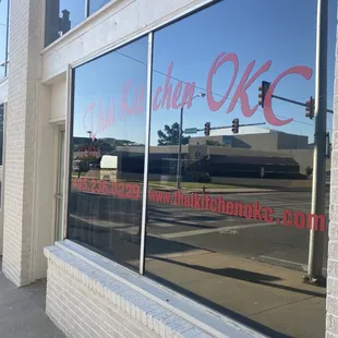 reflection in the window