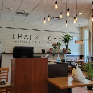 the interior of the restaurant