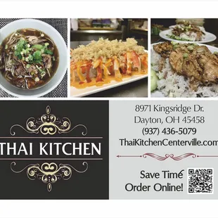 Save time; order online