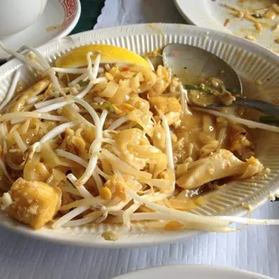 Pad Thai, which is watery