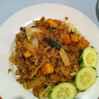 Spicy Green Curry Fried Rice