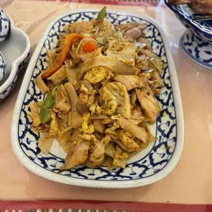 Pad Kee Mao  With chicken