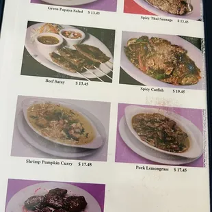 Updated menu August 2023  Pg5: specials