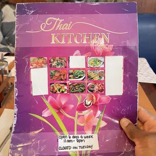 I knew the food was going to be good when I saw this tattered menu.