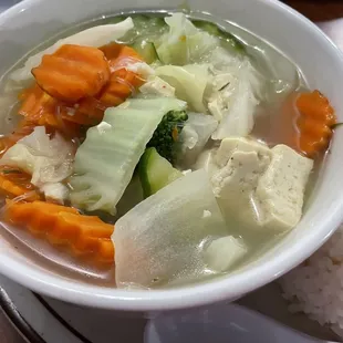 Tofu/Vegetable Tom Jeud