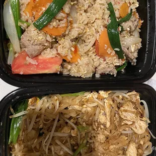 Pad Thai and 34. Thai Fried Rice