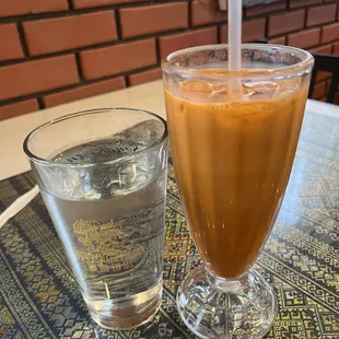Thai iced tea - tasty but super sweet $4