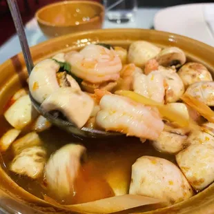 23. Tom Yum with shrimp