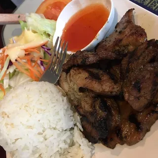 2. BBQ Honey Pork Lunch Special