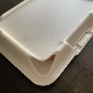 Holes in the box for A4. Crab Rangoon (6pcs)