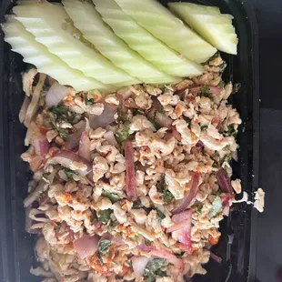 Larb chicken... very tasty