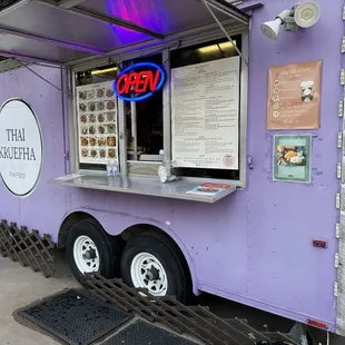 The home of Thai Kruefha! Many yummy options inside!