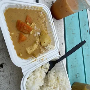 Thai Thai Ice Tea, Yellow Curry