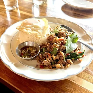 Pad Ka Prow - spicy savory salty delicious