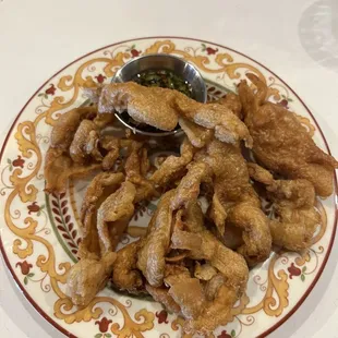 Crispy chicken skin